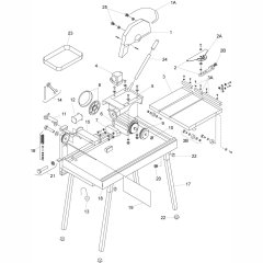 Main Assembly for BC350 Saw