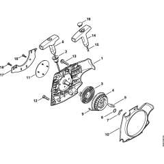 Rewind Starter for Stihl MS211