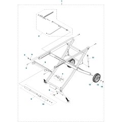Stand Assembly for Husqvarna MS 360