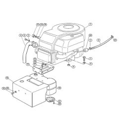 Engine for Stihl/Viking MT 780