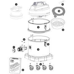 Numatic MED570A Assembly