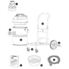 Numatic NTD750 Assembly