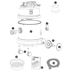 Assembly for Numatic NVQ370
