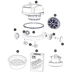 Numatic TRM240 Assembly