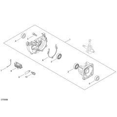 Crankcase for ECHO PAS-265ES