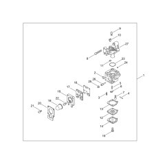Carburetor for ECHO PB-265ESLT
