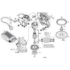Bosch PEX 220 A Sander Assembly