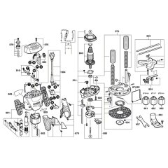 Router Assembly for Bosch POF 1400 ACE