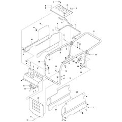 Cover Assembly for Husqvarna PP 518