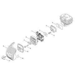 Air Cleaner & Carburettor for ECHO