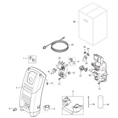 Nilfisk PREMIUM 200-15 Front Assembly