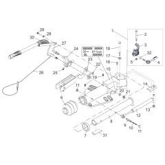 Complete Assembly for AL-KO Profi V 3500 (811912) Overrun Device