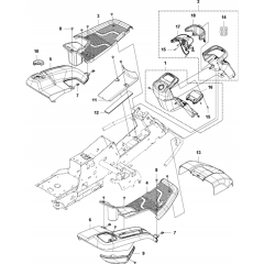 Cover Assembly for Husqvarna R316