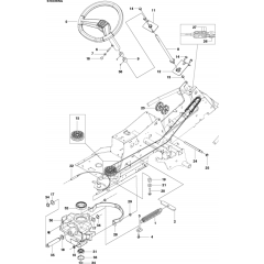Steering Assembly for R318