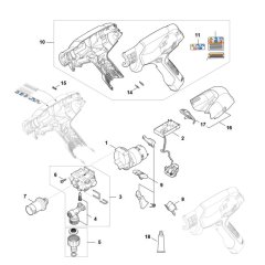 Stihl RCA20 Main Assembly