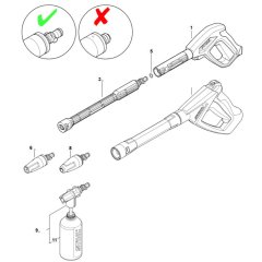 Spray Lance for Stihl RE 110 PLUS