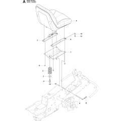 Seat Assembly for Husqvarna 15V2