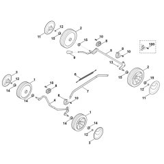 Chassis for Stihl RM 248.2