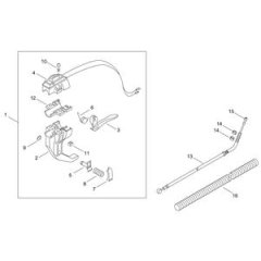Throttle for ECHO RM-4300