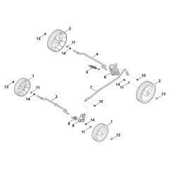 Chassis for Stihl RMA 235.1