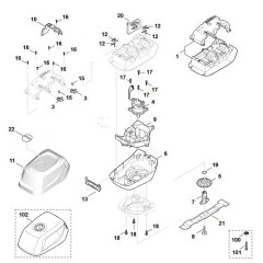 Engine, Blade Assembly
