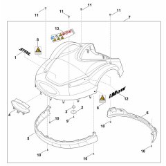 Machine Cover Assembly for Stihl