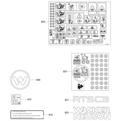 Decals for Wacker RTKx-SC3