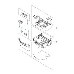 Chassis Frame for Husqvarna S 138i