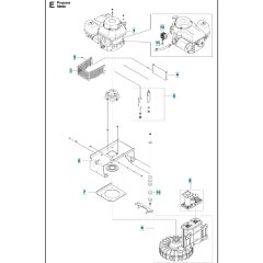 Motor Assembly for Husqvarna S36