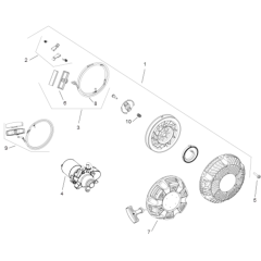 Kohler SH270 Starting Parts