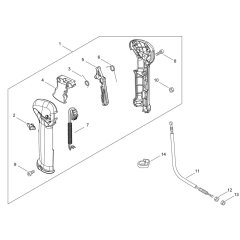 Throttle for ECHO Brushcutter