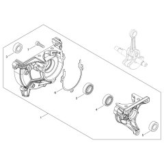 Crankcase for ECHO SRM-2621ES/L