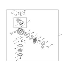 Carburettor for ECHO SRM-3021TES/L