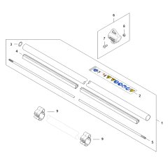 Drive Tube Assembly for Stihl FSA250 Cordless Trimmer