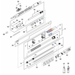 Drive Tube Assembly for Stihl HLA 150 B Hedgetrimmer