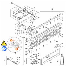 Angle Drive (500mm) Assembly for Stihl HLA 150 B Hedgetrimmer