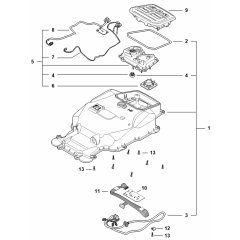Upper Housing Assembly for Stihl iMOW 3.0 Mower