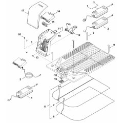 Docking Station Assembly for Stihl iMOW 3.0 Mower