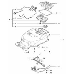 Upper Housing Assembly for Stihl iMOW 3.0 EVO Mower