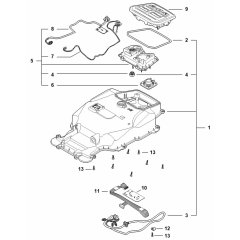 Upper Housing Assembly for Stihl iMOW 4.0 Mower