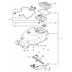 Upper Housing Assembly for Stihl iMOW 4.0 EVO Mower