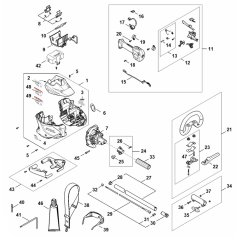 Complete Assembly for Stihl KMA 120 R KombiEngine