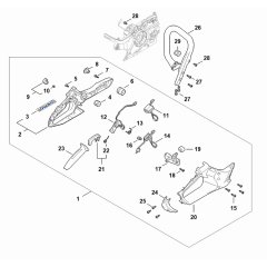 Handle Housing Assembly for Stihl MSA 300 R Chainsaw