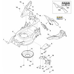 Housing Assembly for Stihl RM 650 T Mower