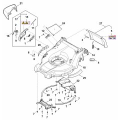 Housing Assembly for Stihl RMA 443.3 V Mower