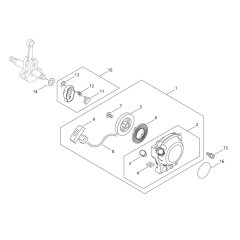 Recoil Starter for Shindaiwa T251