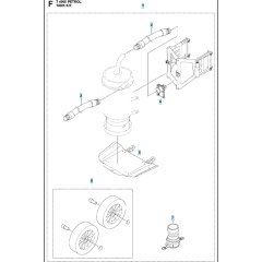 Tank Kit for Husqvarna T4000