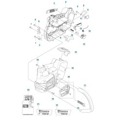 Chassis for Husqvarna T540i XP