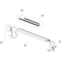 Guiding Rail Assembly for TR232S