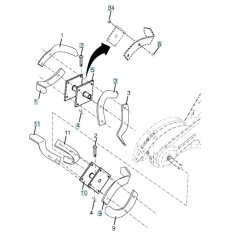Tine Assembly for Husqvarna TR 314C